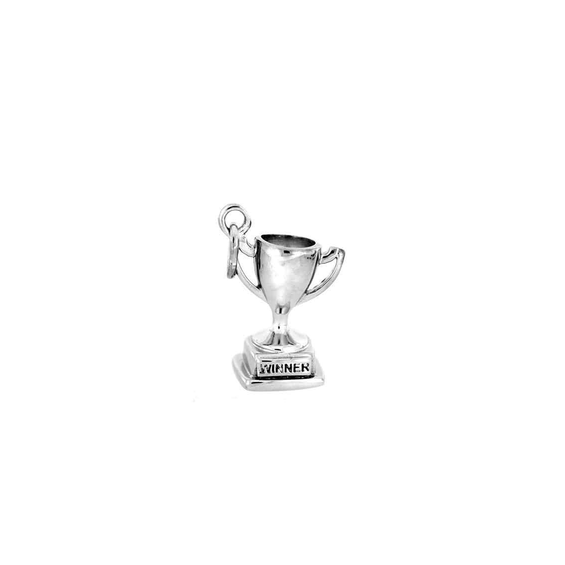 Silver Trophy Link Charm