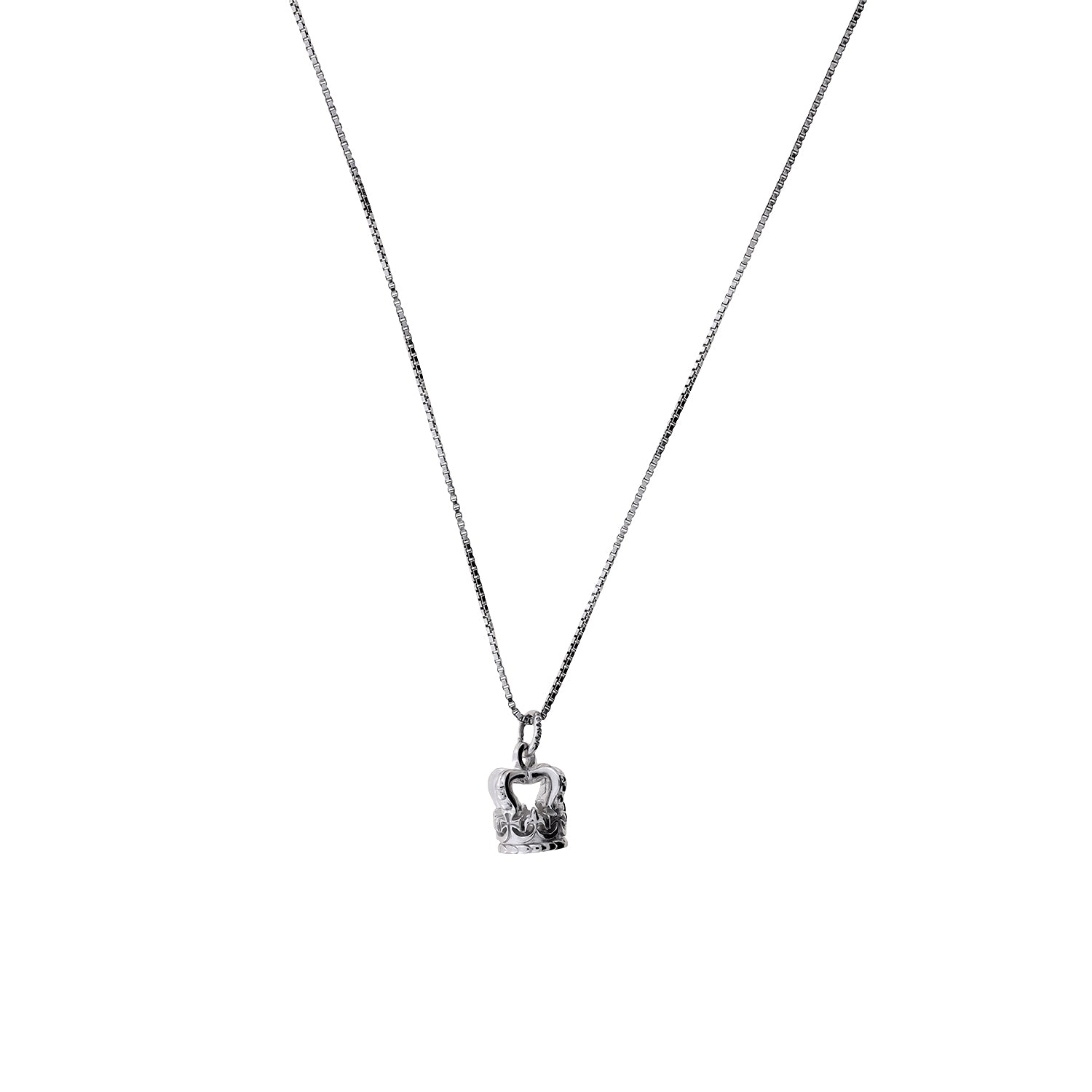 Silver Crown Pendant