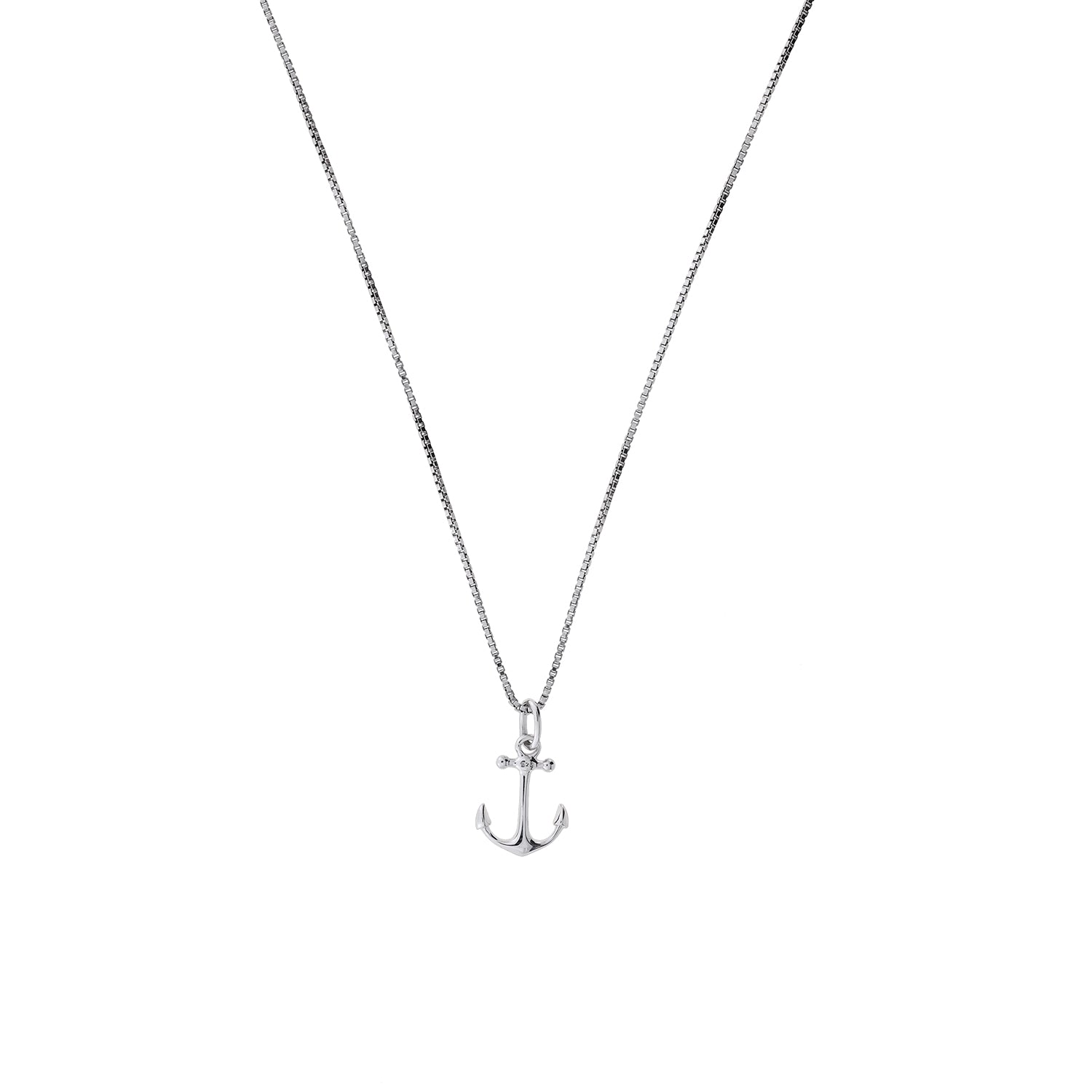 Silver Anchor Pendant
