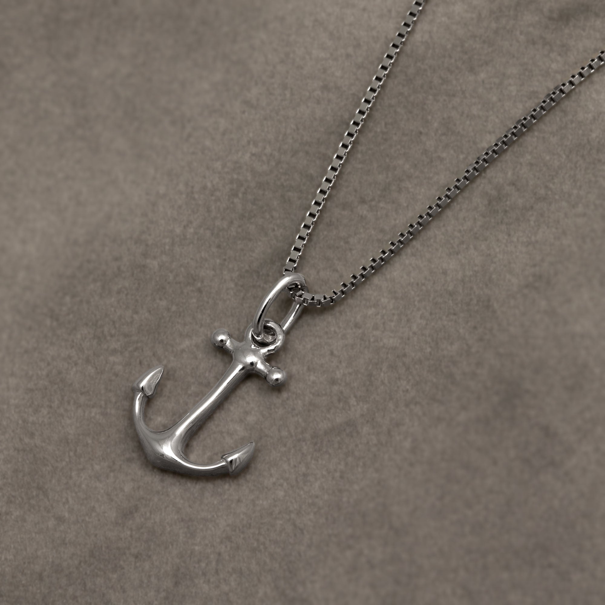 Silver Anchor Pendant