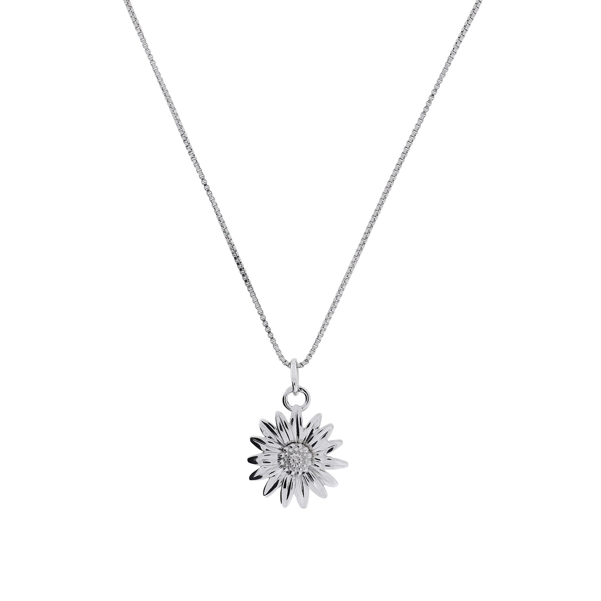 Silver Mini Daisy Pendant