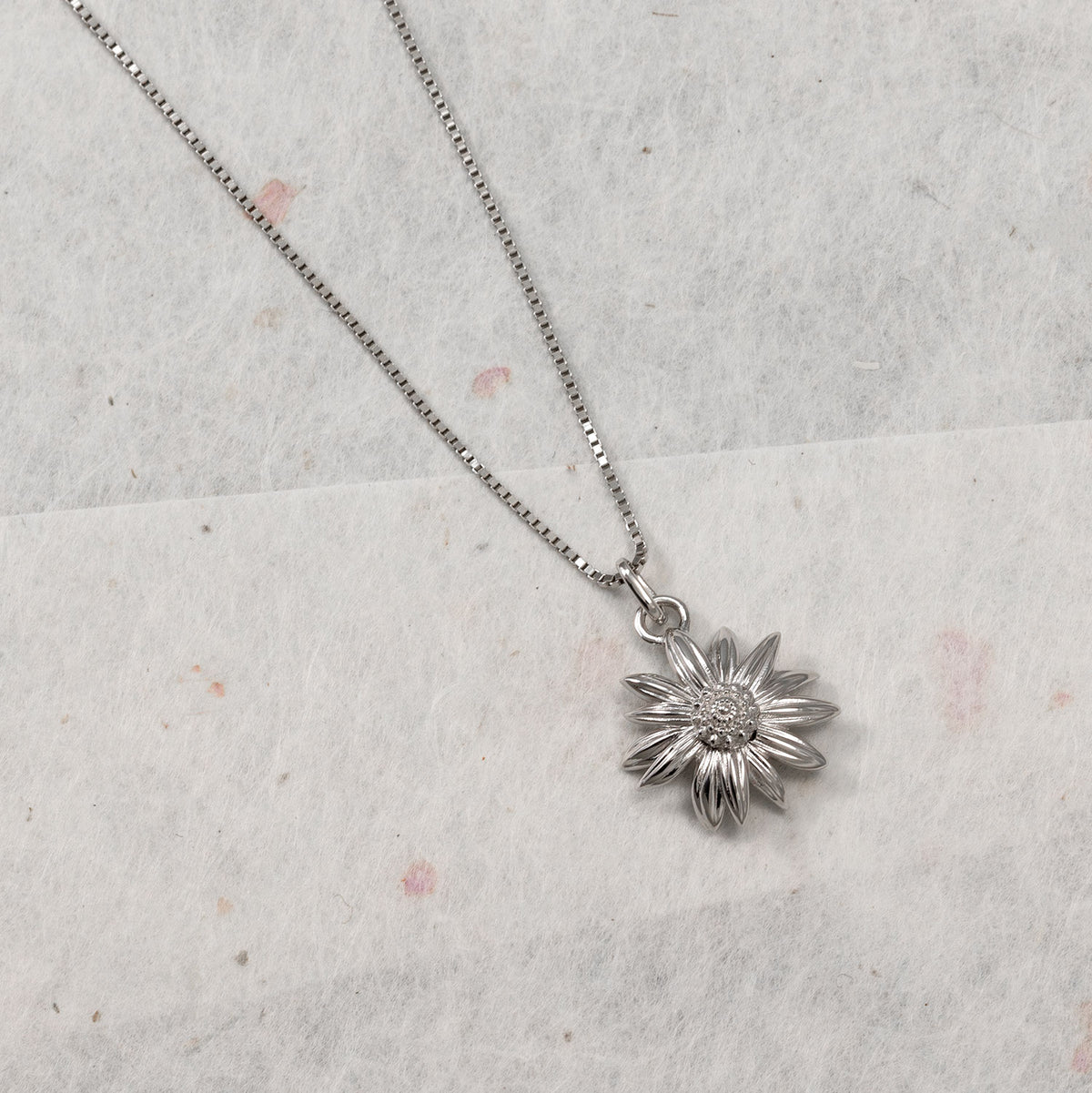 Silver Mini Marigold Pendant