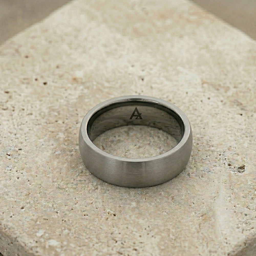 Titanium Court Ring