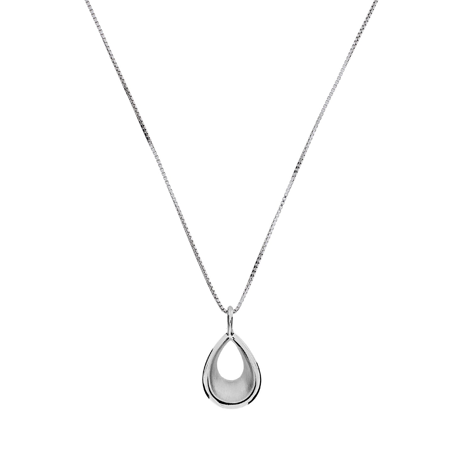 Silver Teardrop Pendant