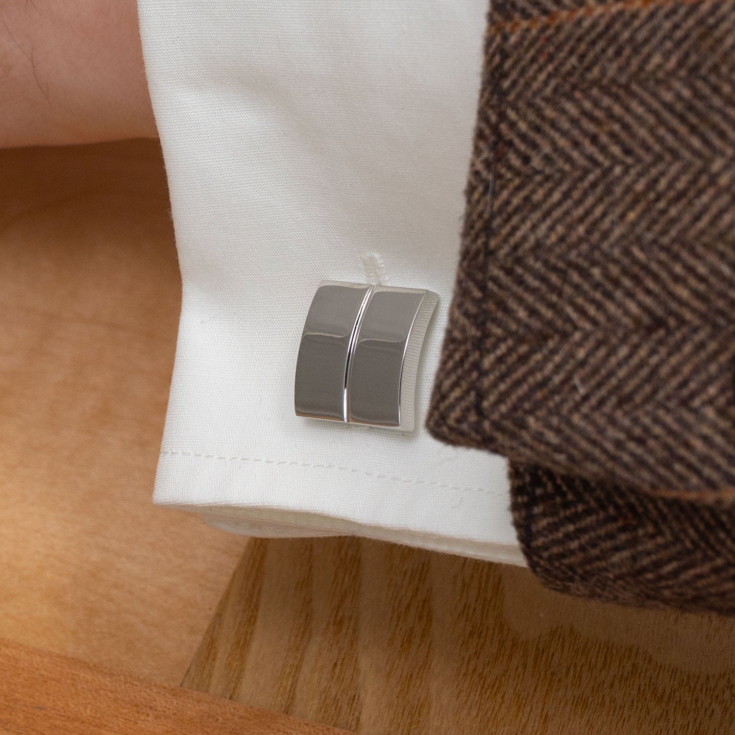 Grooved Line Cufflink