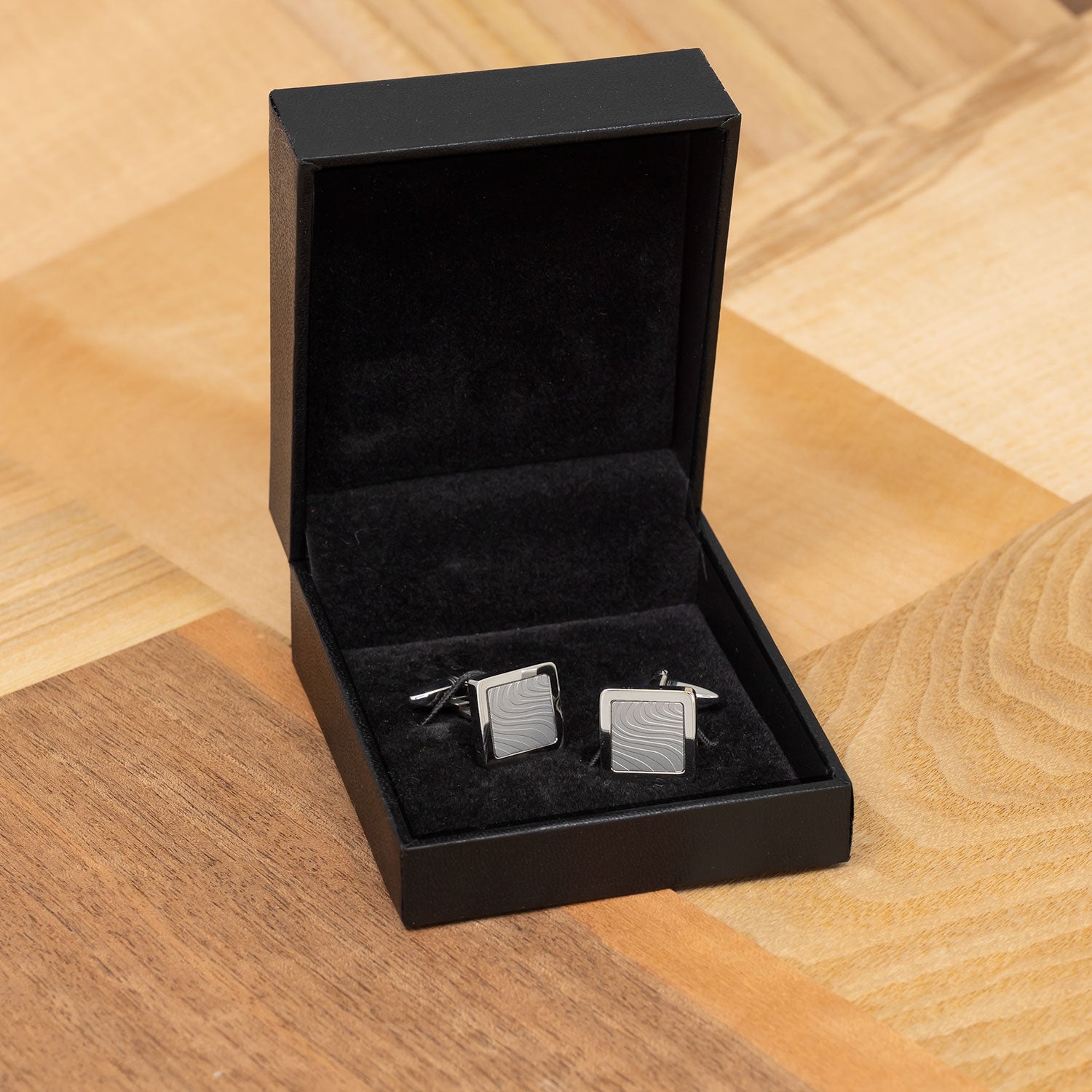 Steel Waves Cufflinks