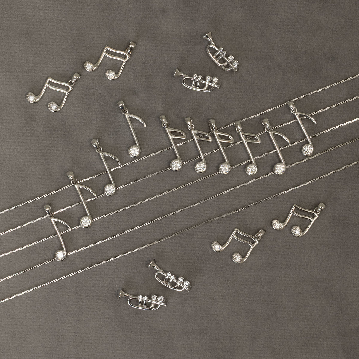 Silver Quaver Pendant