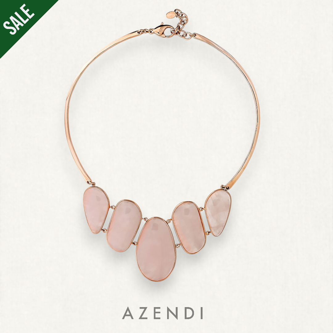 Rose Quartz Statement Necklace