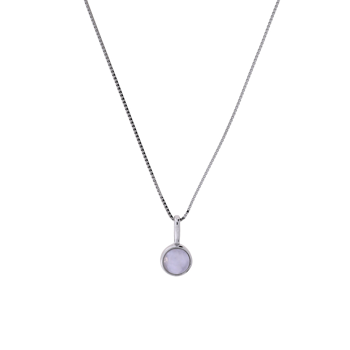 Sterling Silver and Moonstone Pendant