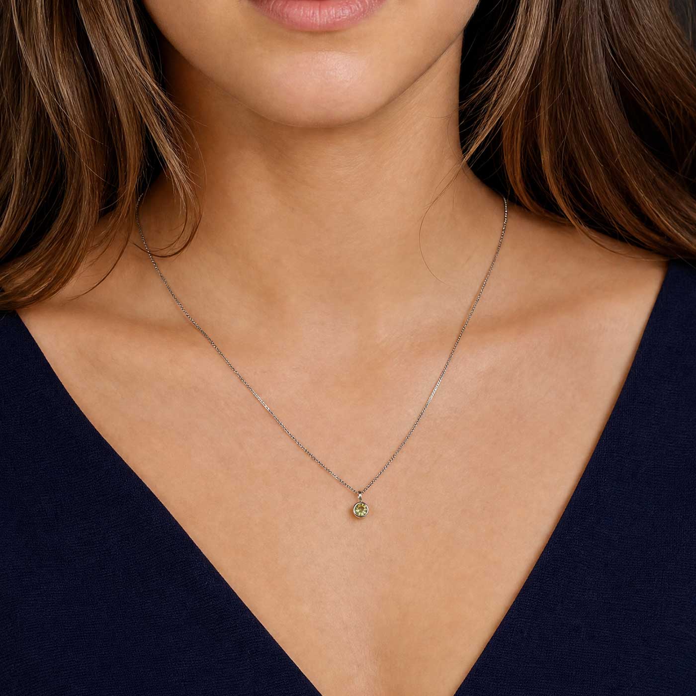 August Birthstone Pendant - Peridot