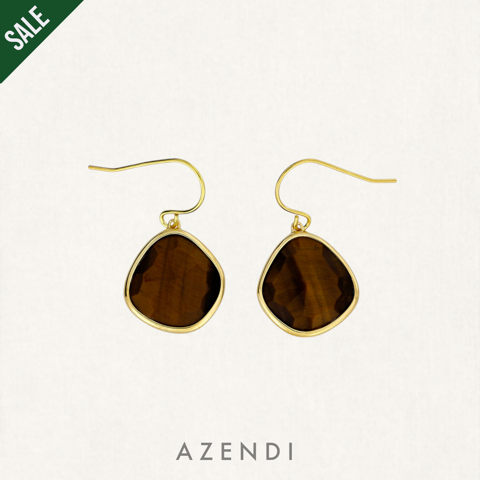 Tiger's Eye Avalon Drop Earrings