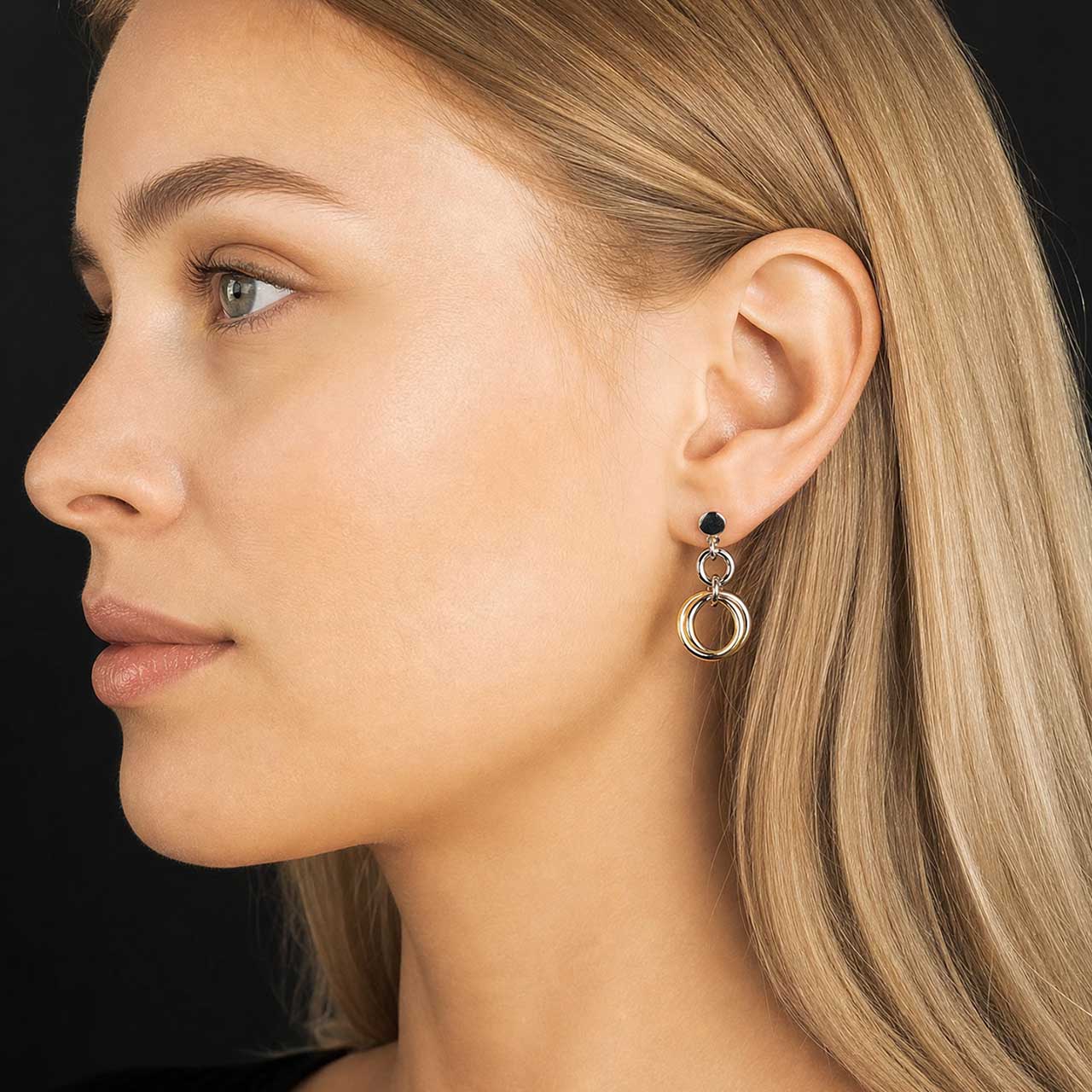 Entangled Love Knot Drop Earring