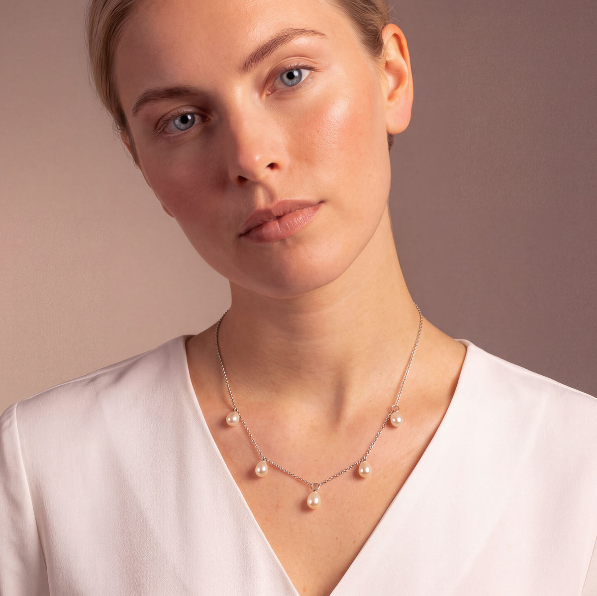 Teardrop Freshwater Pearls Necklace