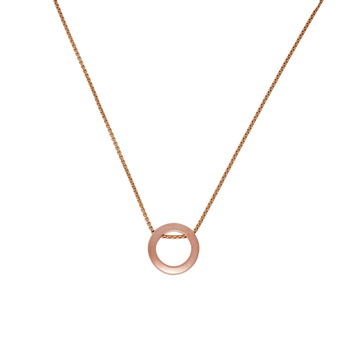 Rose Gold Vermeil Halo Necklace