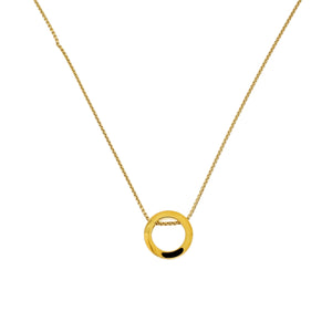 Gold Vermeil Halo necklace