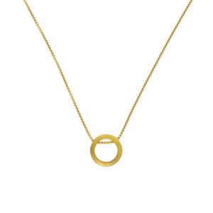 Gold Vermeil Halo necklace