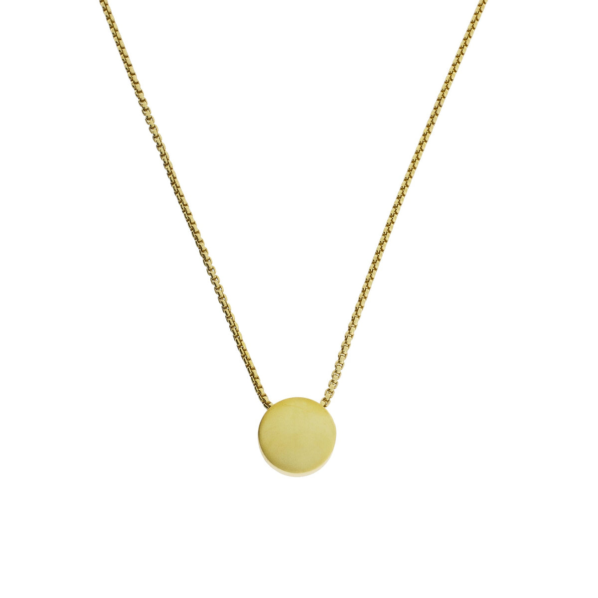 EMBRACE GOLD VERMEIL CIRCLE NECKLACE