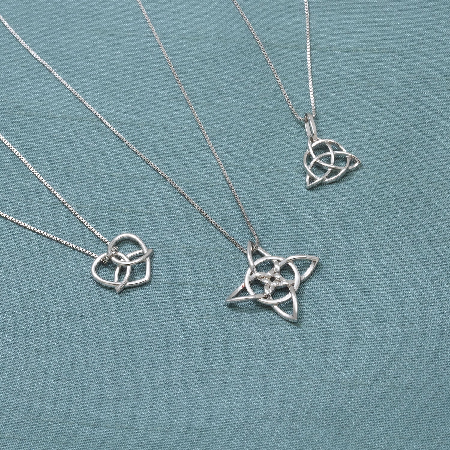 Silver Celtic Star Pendant