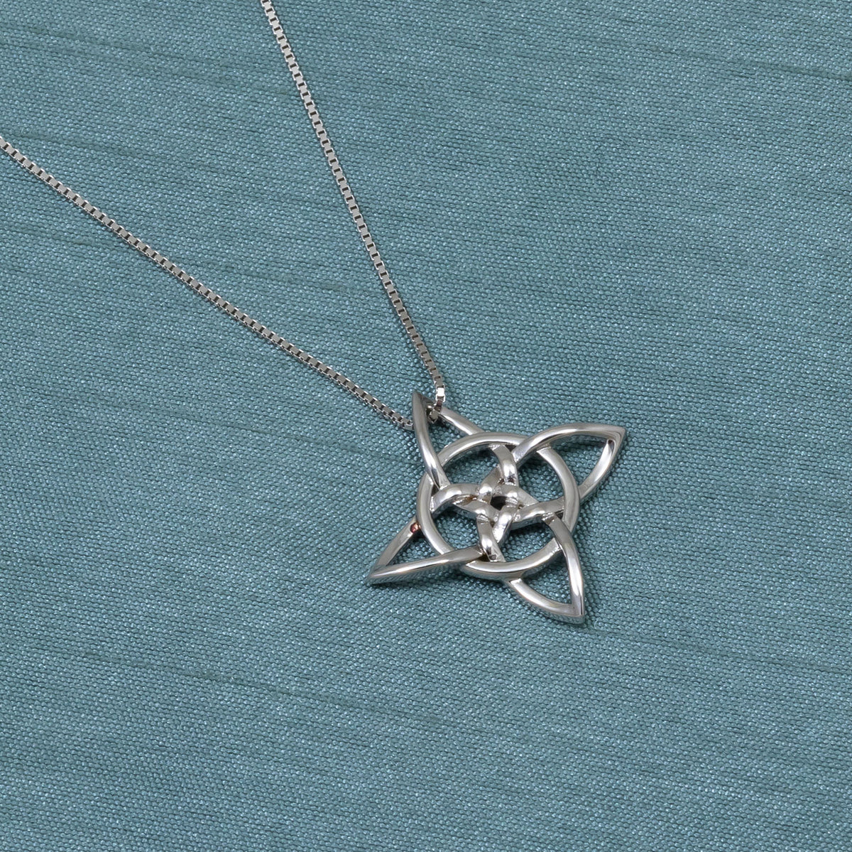 Silver Celtic Star Pendant