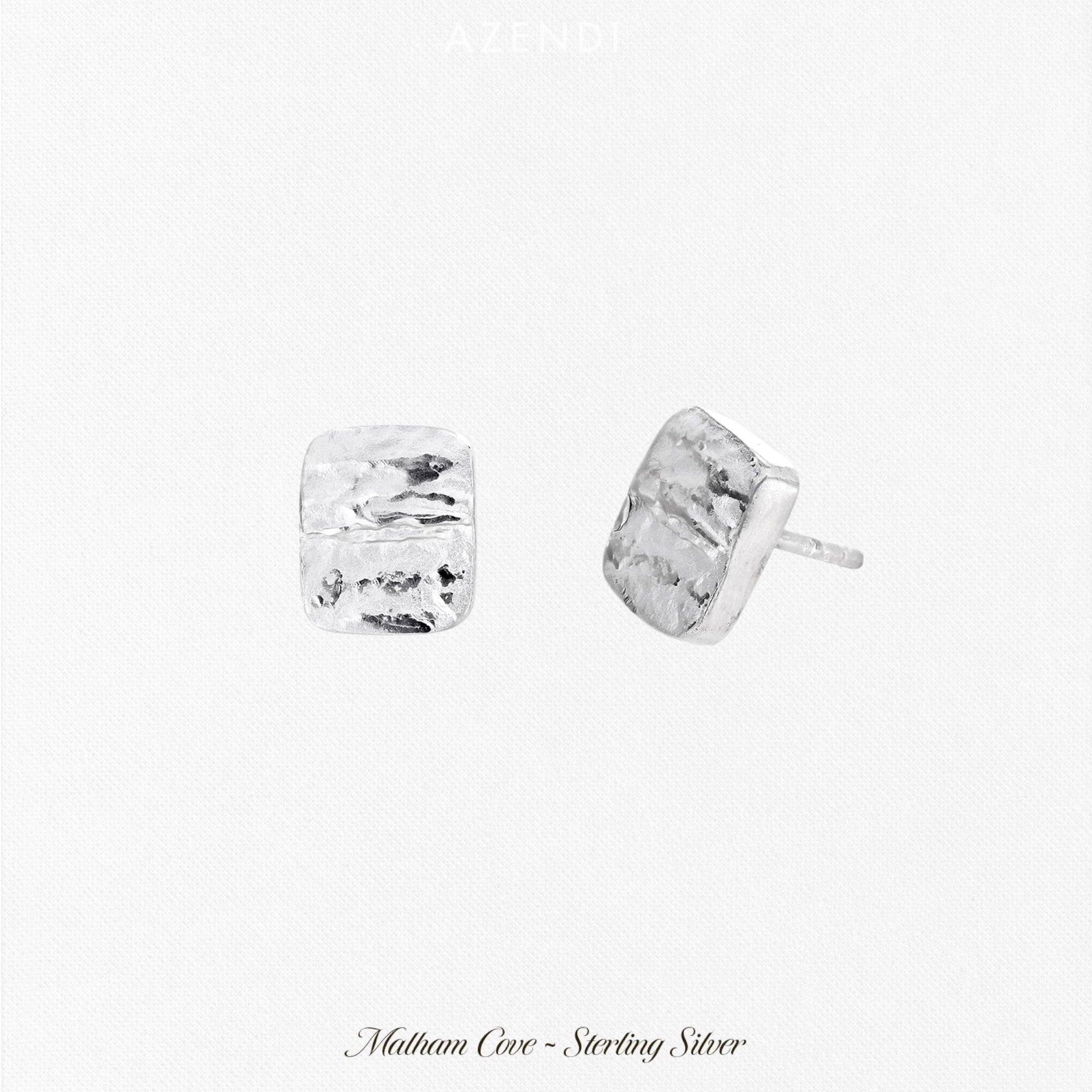 Malham Cove Rectangle Studs