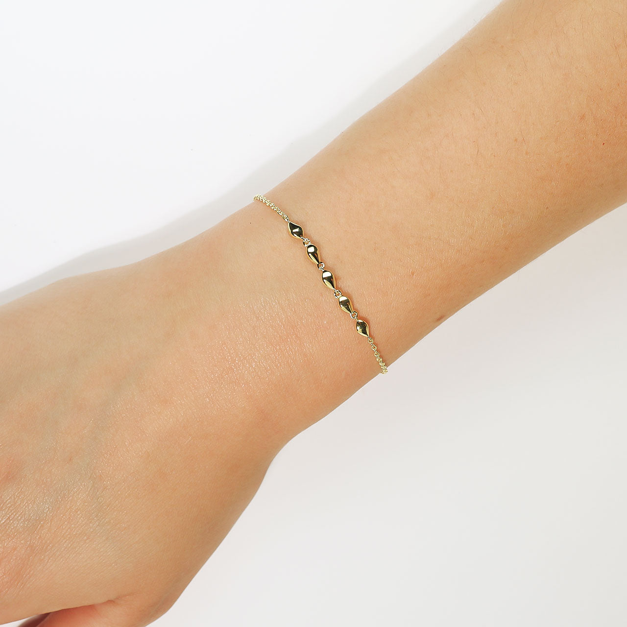 Cloudburst Raindrops Adjustable Bracelet