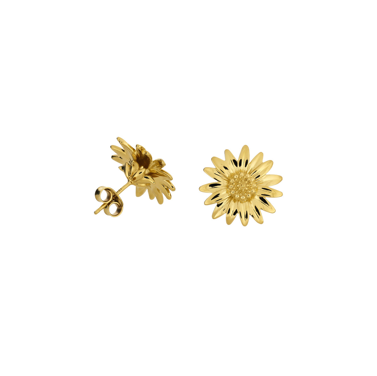 April - 9 Carat Gold Daisy Earrings