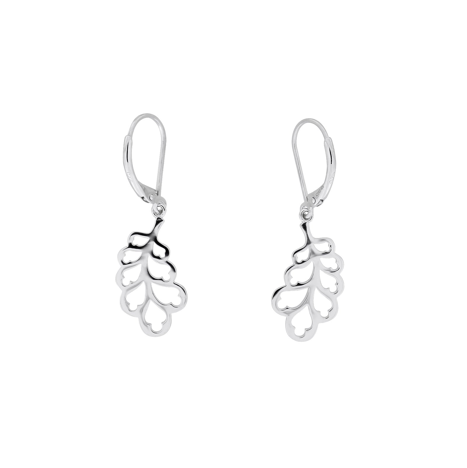 Yorkshire Oak Leaf Drop Earrings