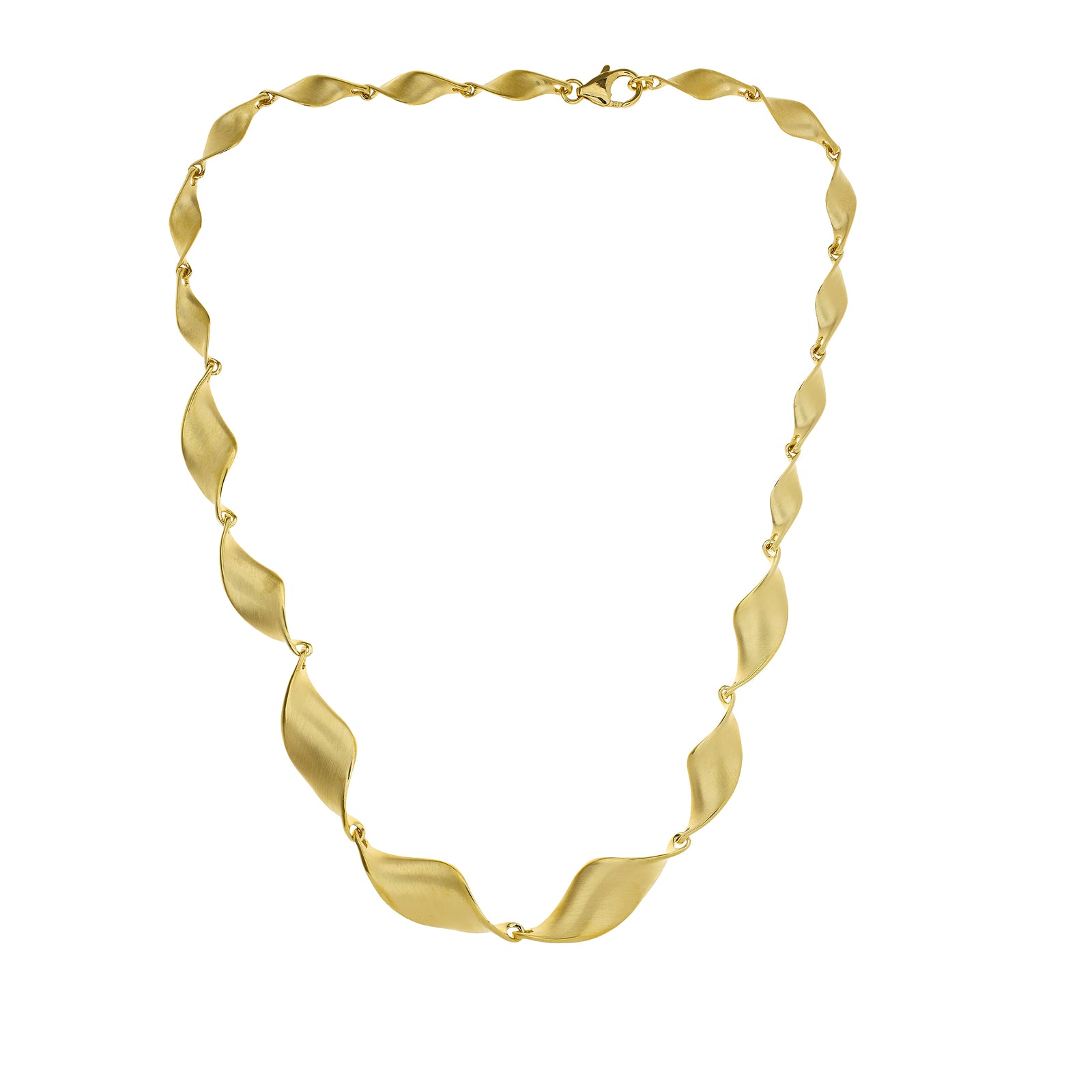 Limited Edition Gold Vermeil Satin Twist Necklace