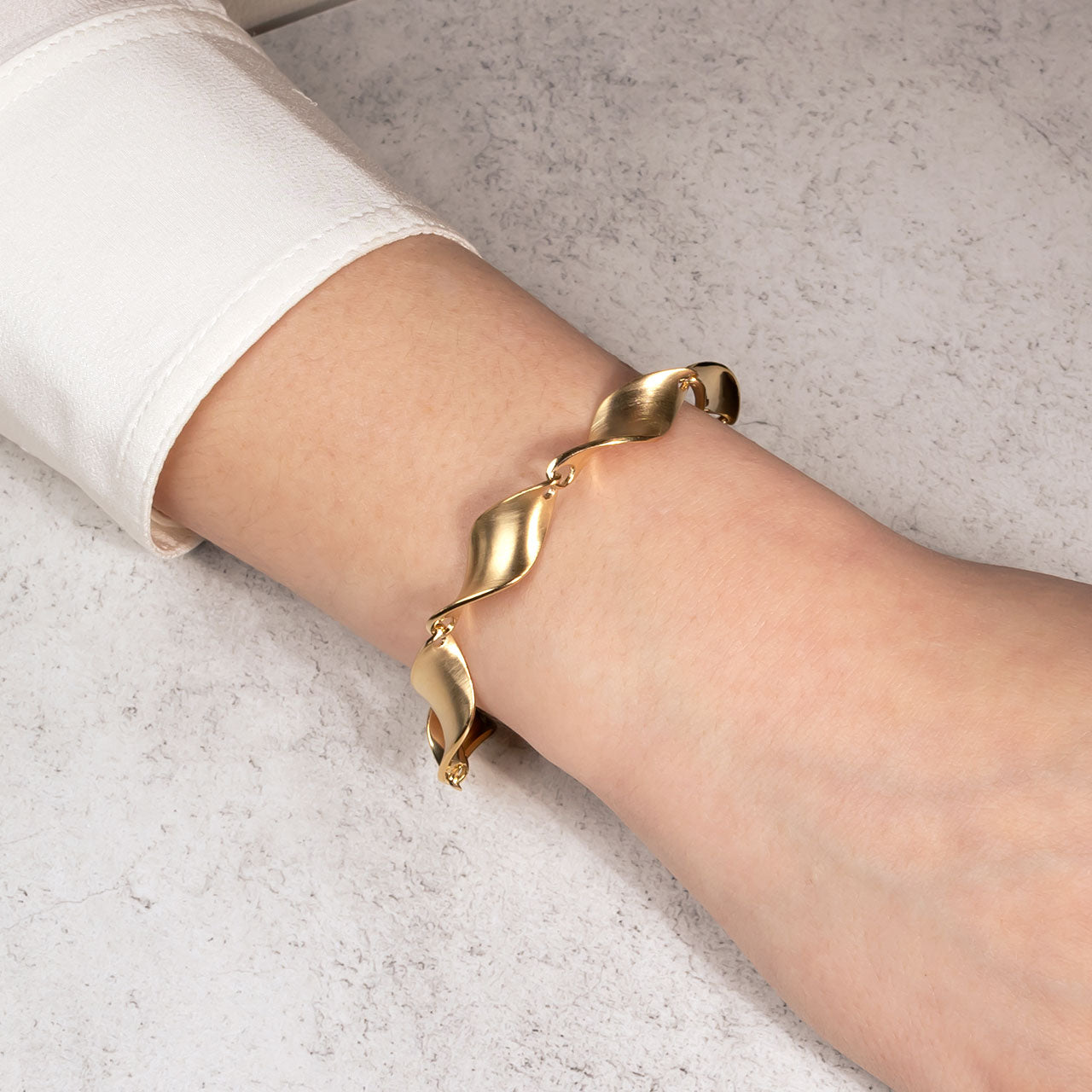 Limited Edition Gold Vermeil Satin Twist Bracelet