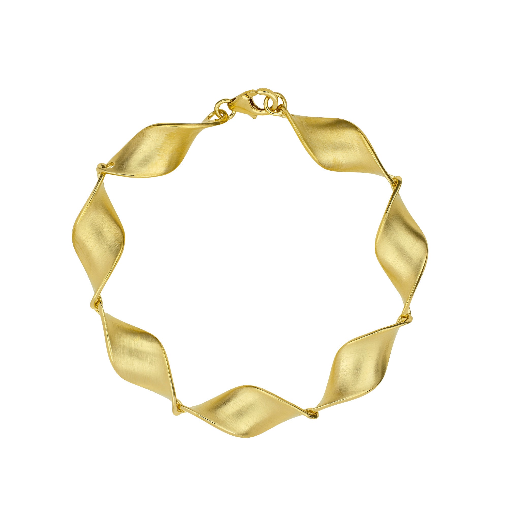 Limited Edition Gold Vermeil Satin Twist Bracelet