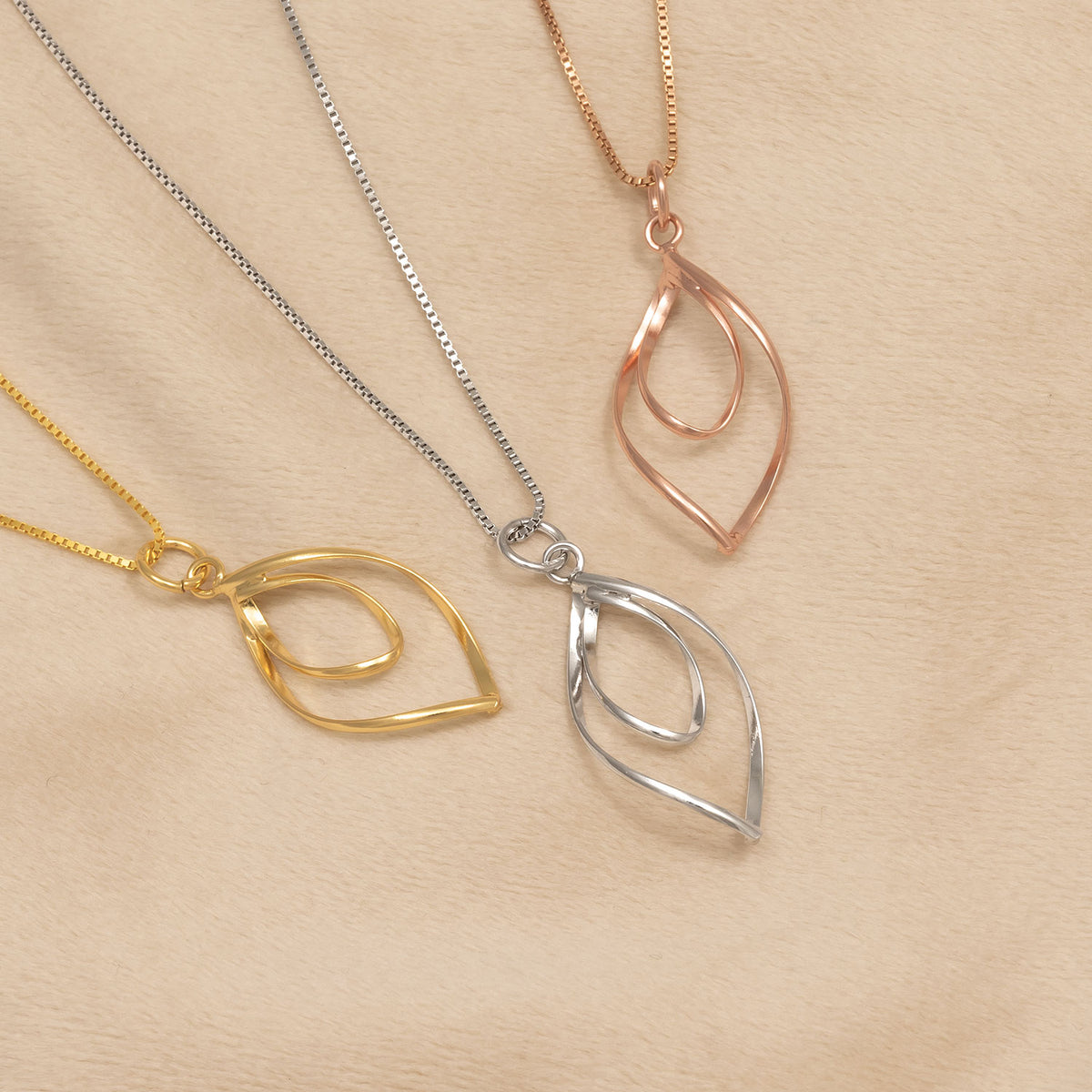 Spiral Loop Pendant - Yellow Gold Vermeil