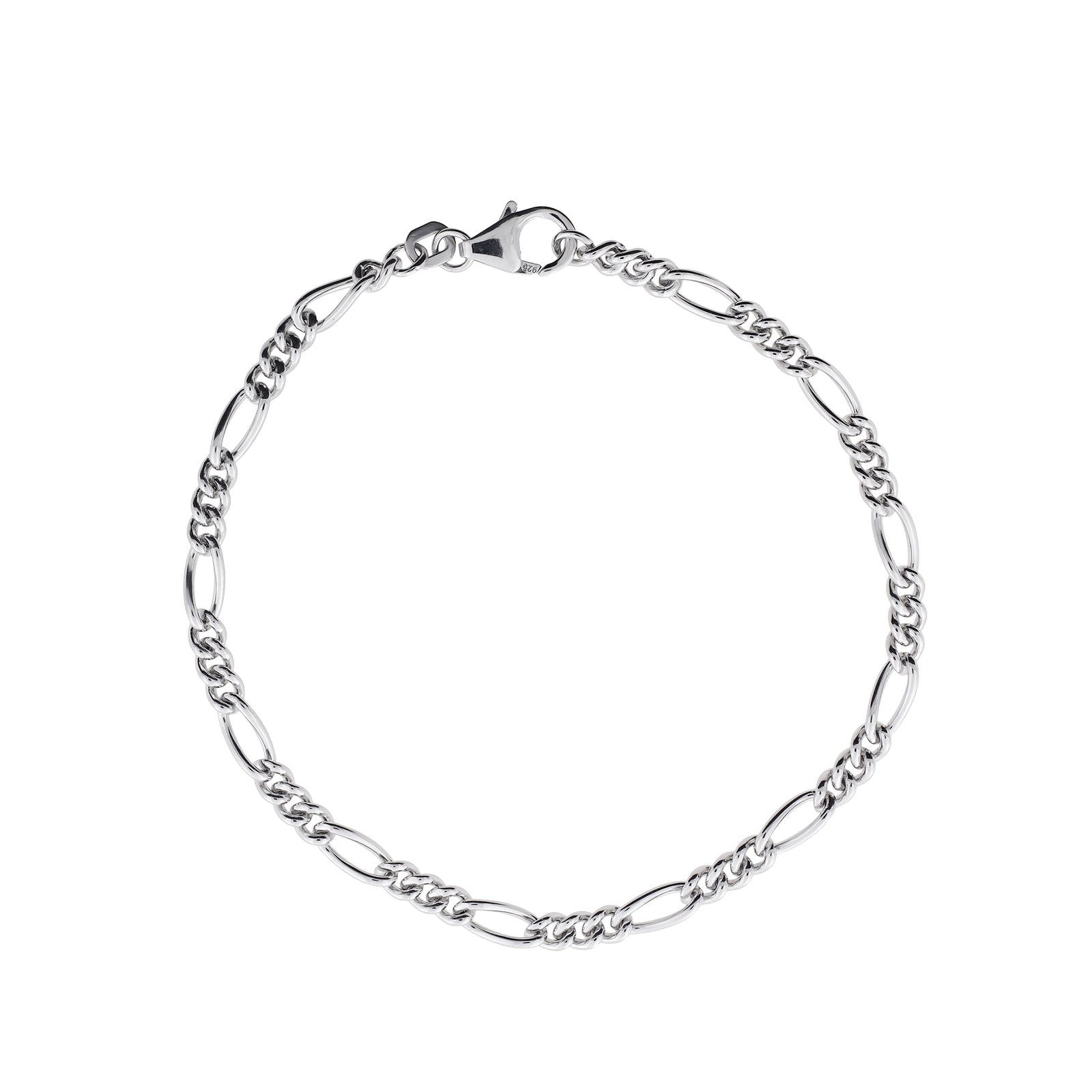 Silver Figaro Links Bracelet