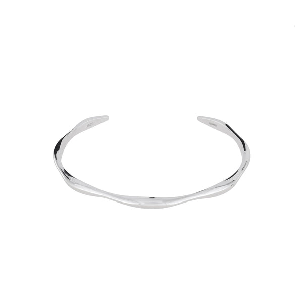 【CTHY】WAVE BANGLE Silver950 Silver Waves Cuff Bangle