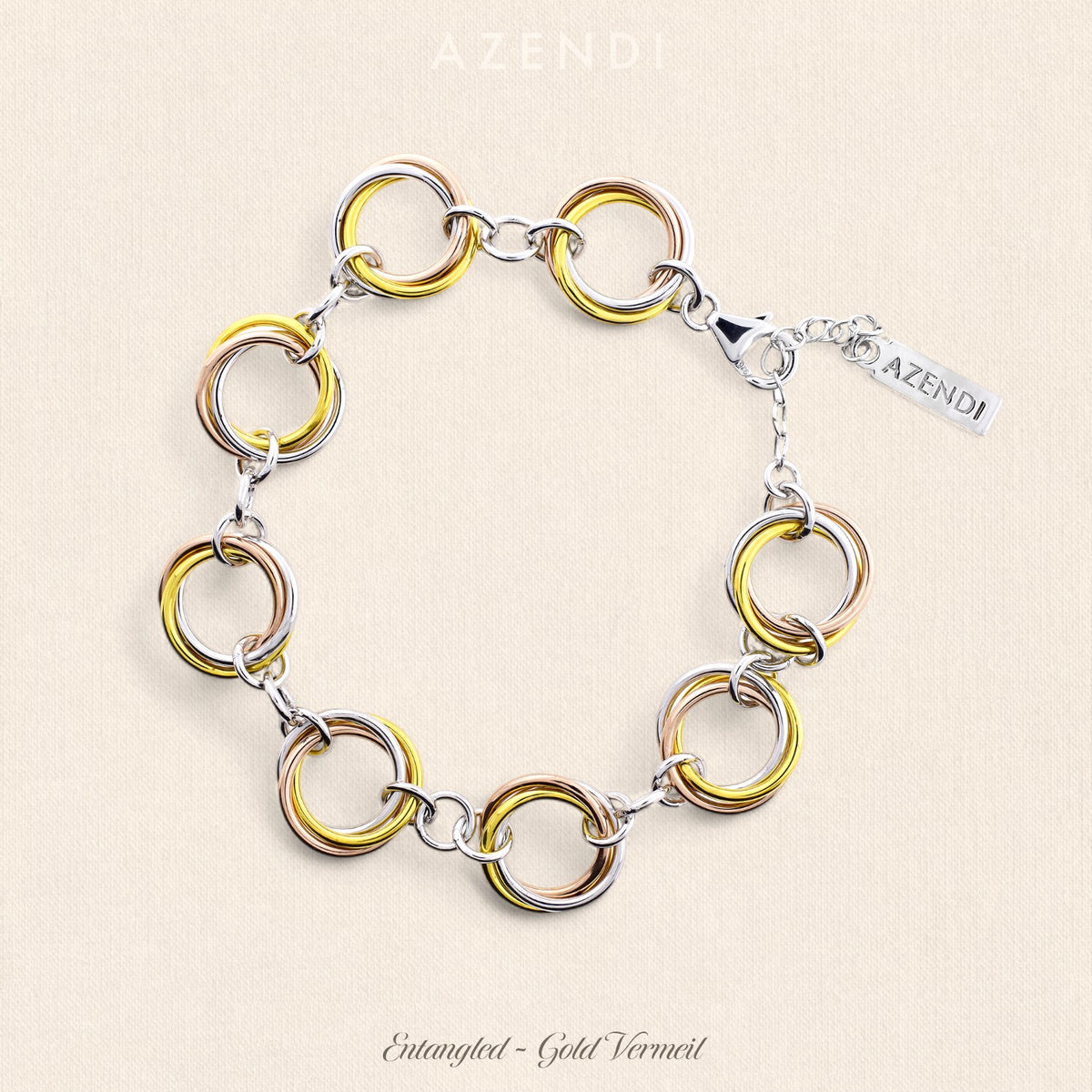 Entangled Continuous Love Knot Bracelet