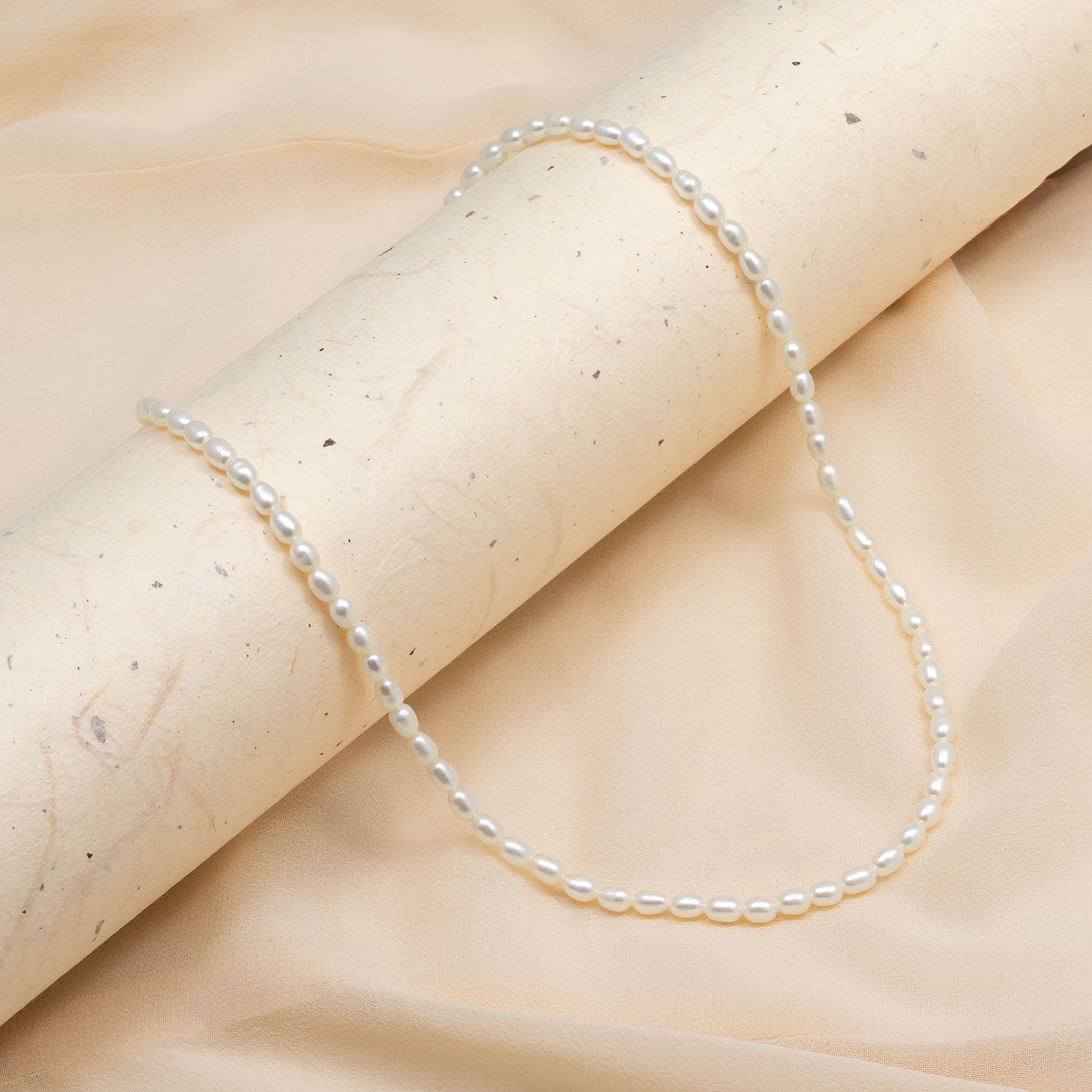 Classic Cream Freshwater Pearls Necklace