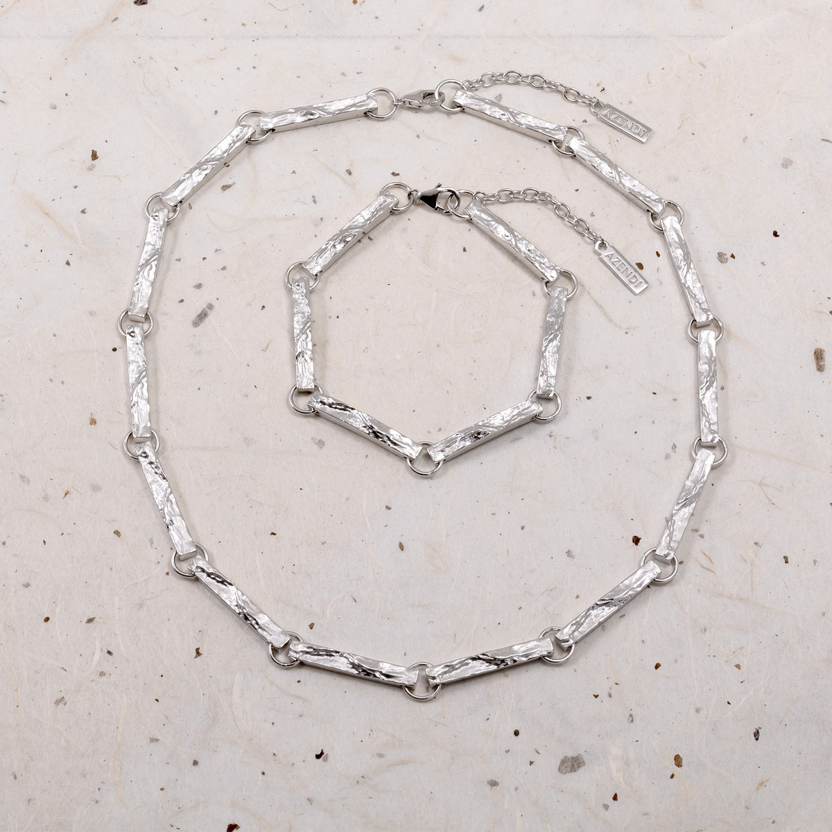 Malham Cove Bar Link Necklace