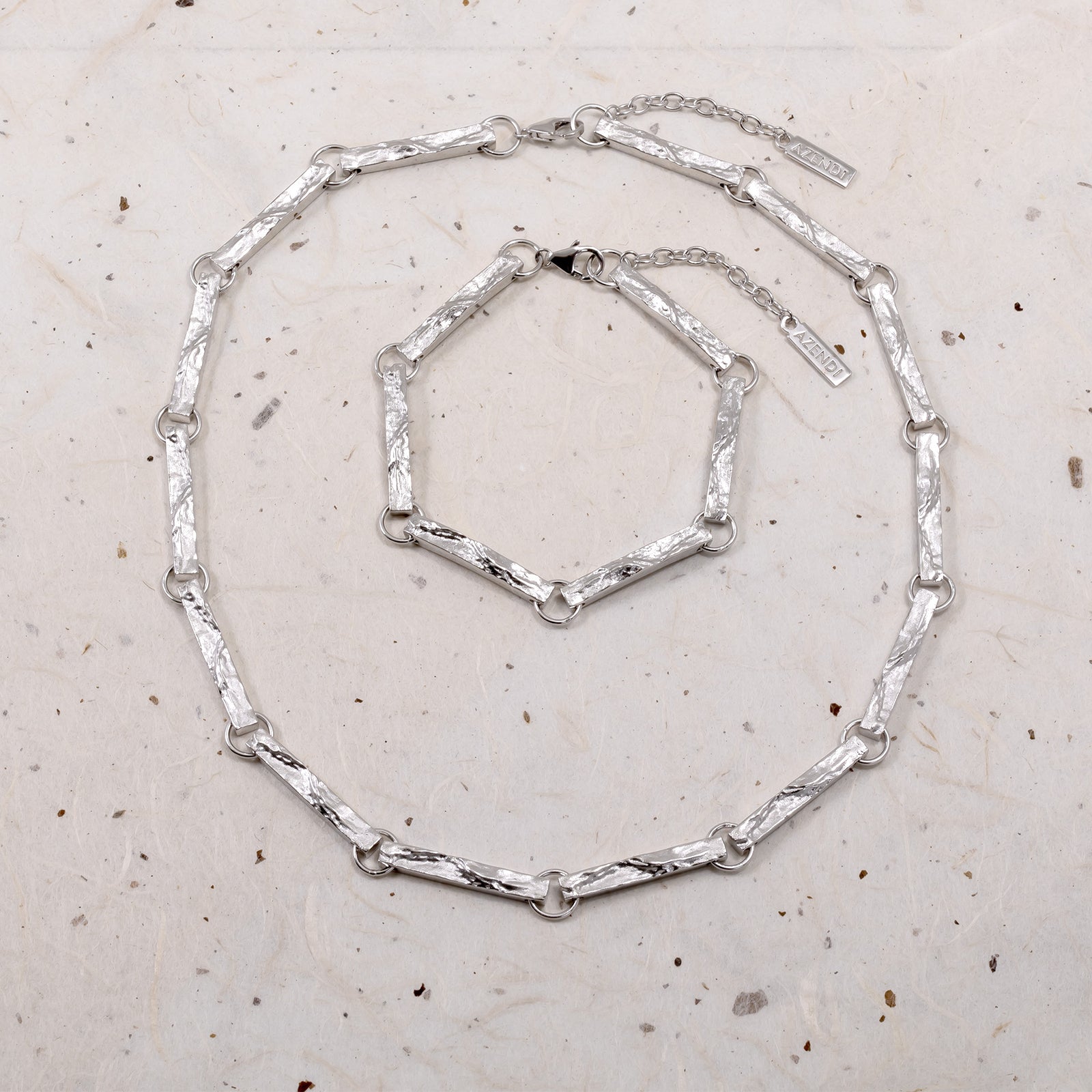 Malham Cove Bar Link Necklace