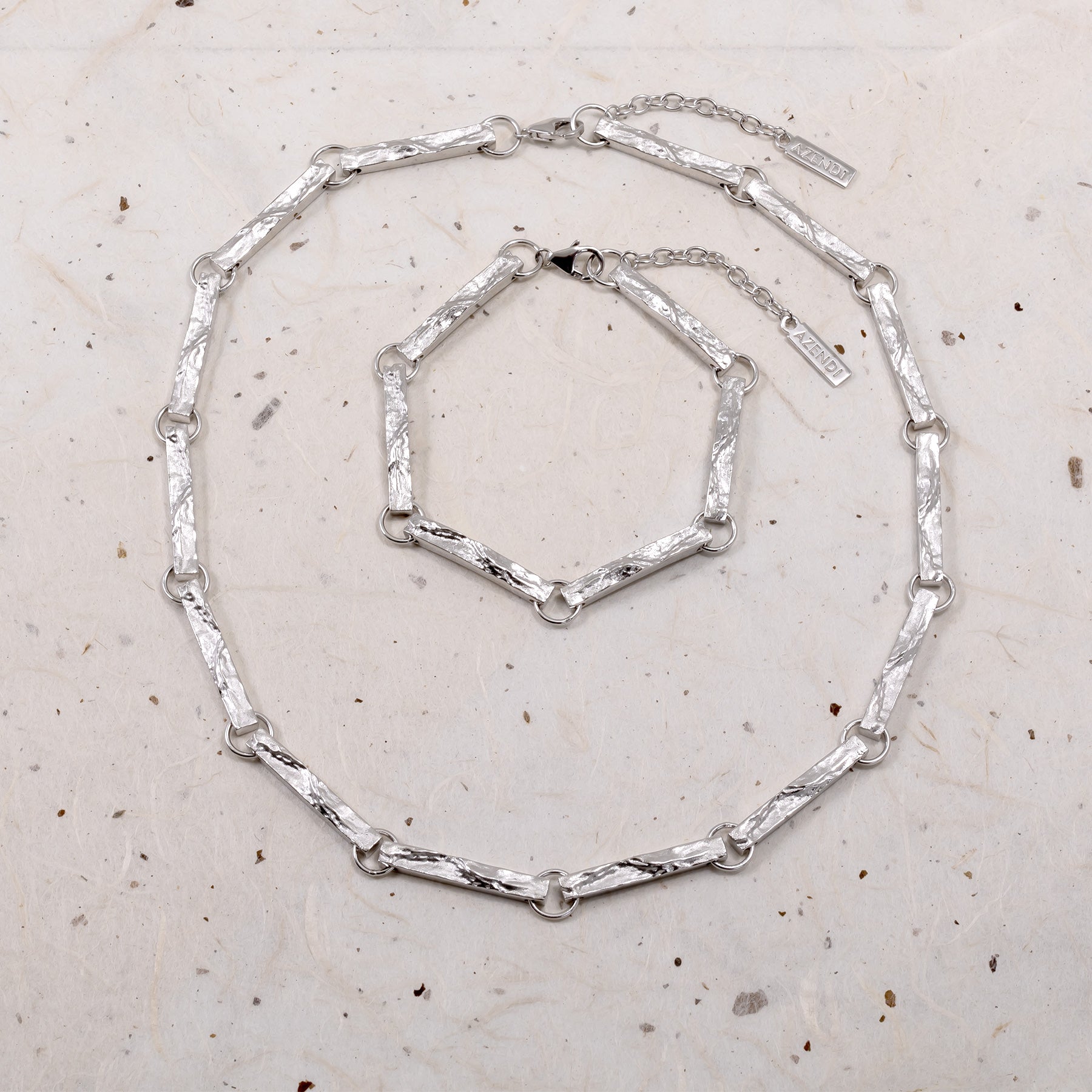 Malham Cove Bar Link Necklace