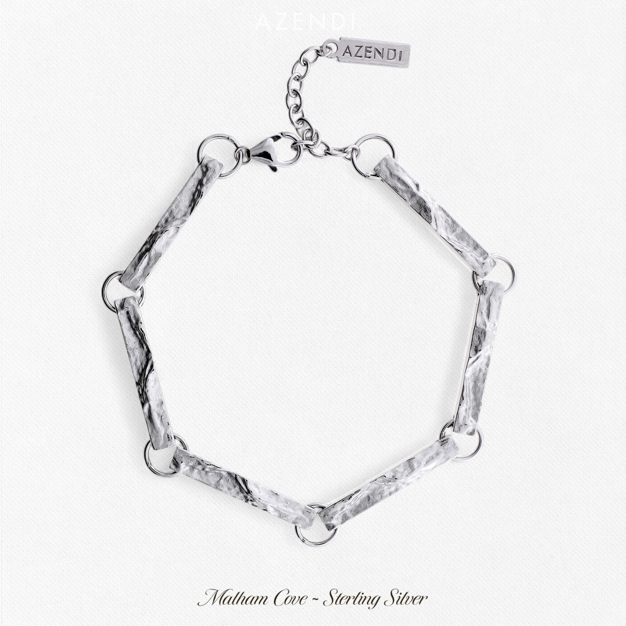 Malham Cove Bar Link Bracelet