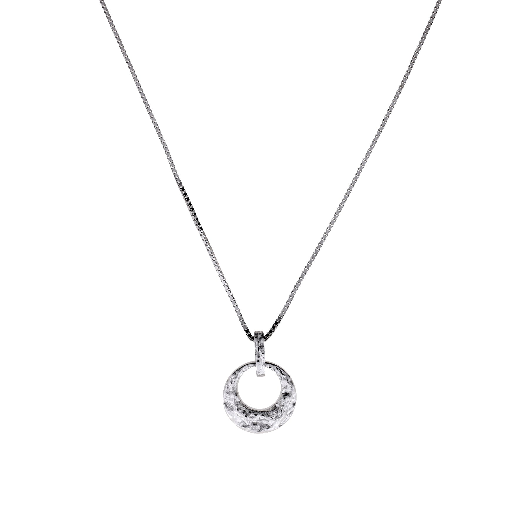 Malham Cove Textured Circle Pendant