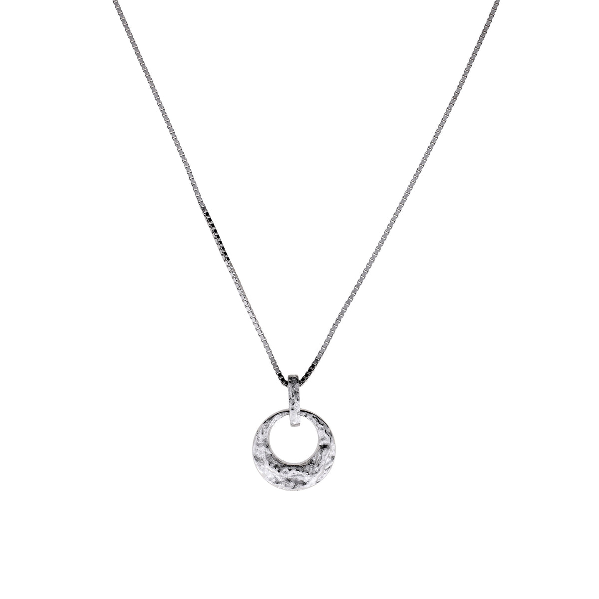 Malham Cove Textured Circle Pendant