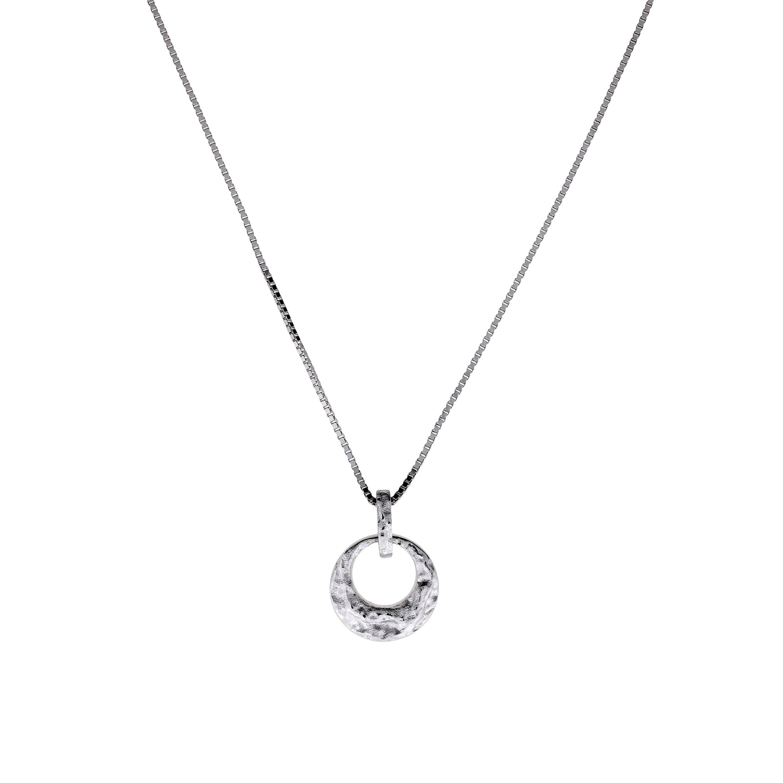 Malham Cove Textured Circle Pendant