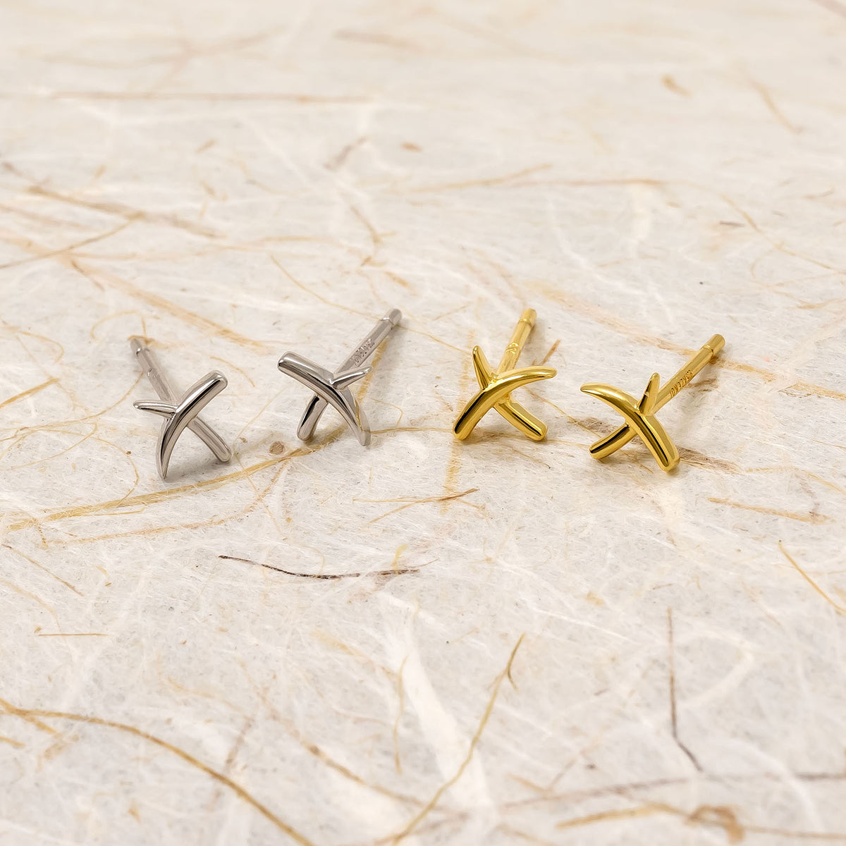 Polished Kisses Stud Earrings