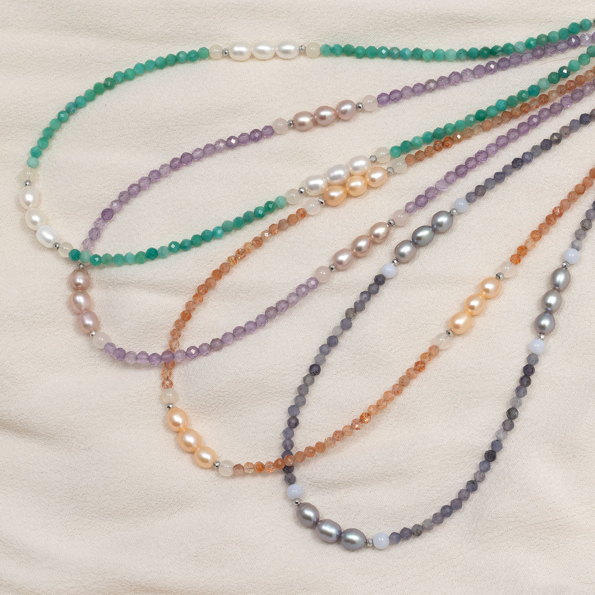 Amethyst and Freshwater Pearl Necklace