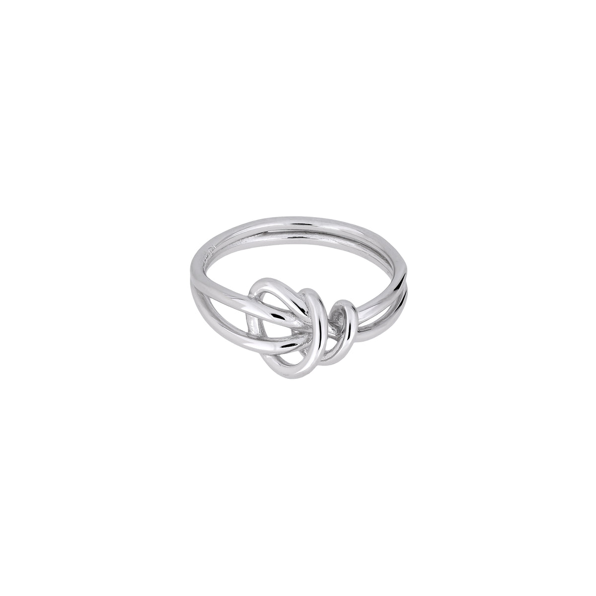 Sterling Silver Twisting Knot Ring