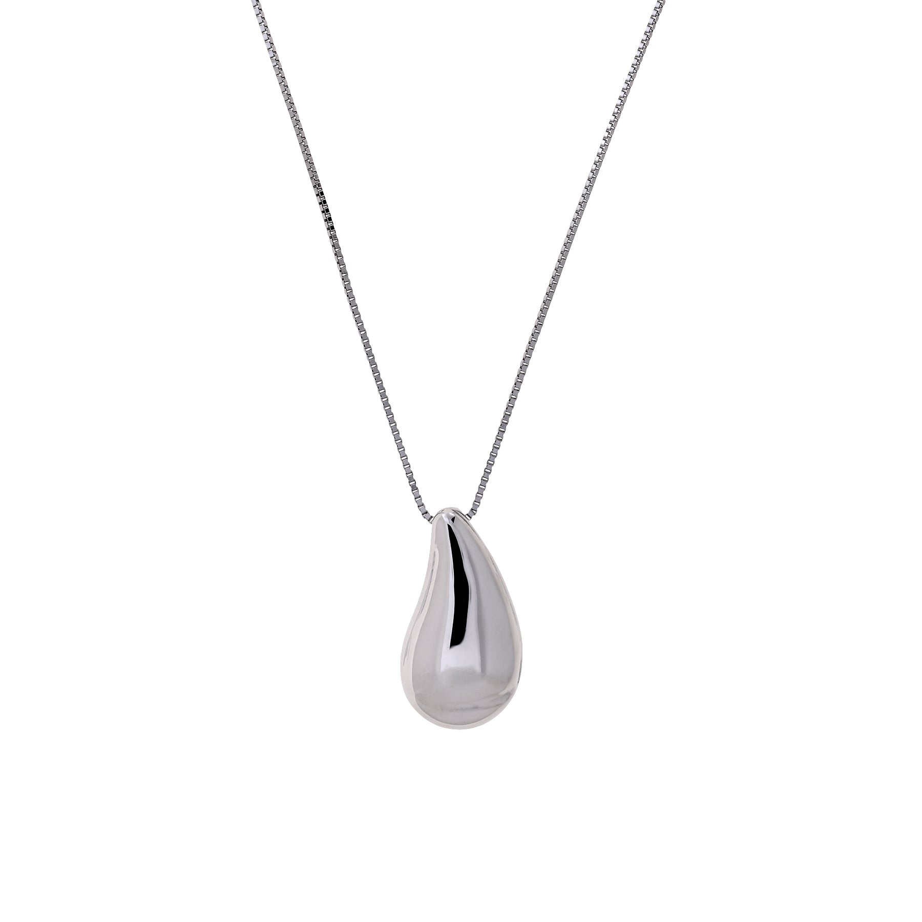 Large Polished Dunes Droplet Pendant