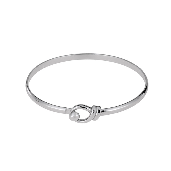 【新品】PRY シュウト Silver Hook Bangle [narrow] Sterling Silver Looping Hook Bangle