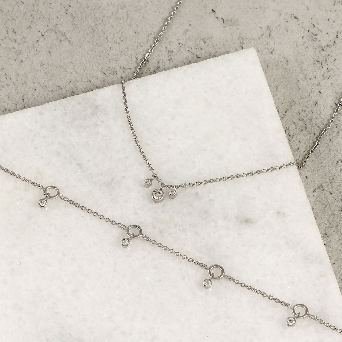 Delicate Five Stones Bracelet