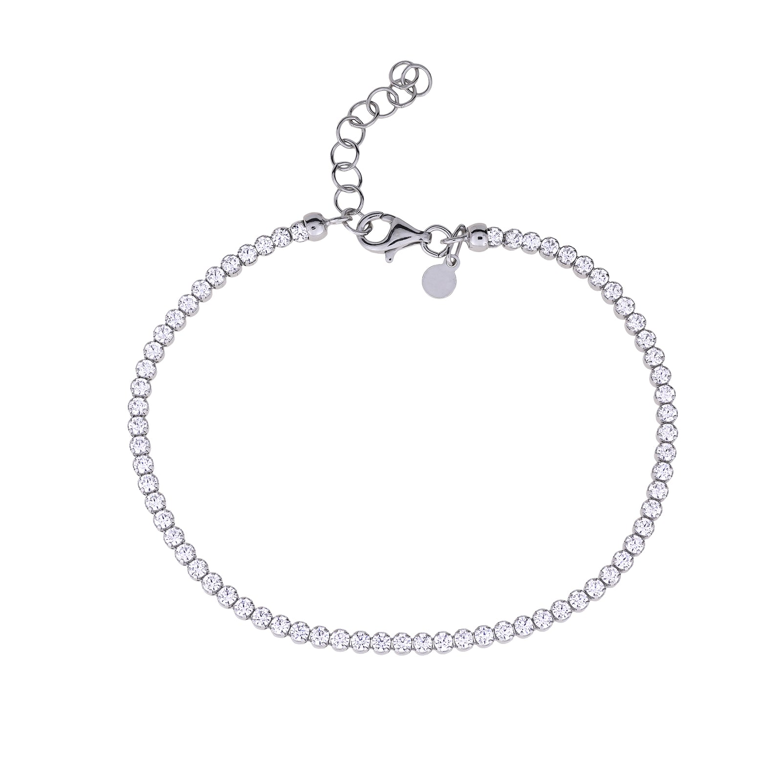 Sterling Silver & Cubic Zirconia Classic Tennis Bracelet