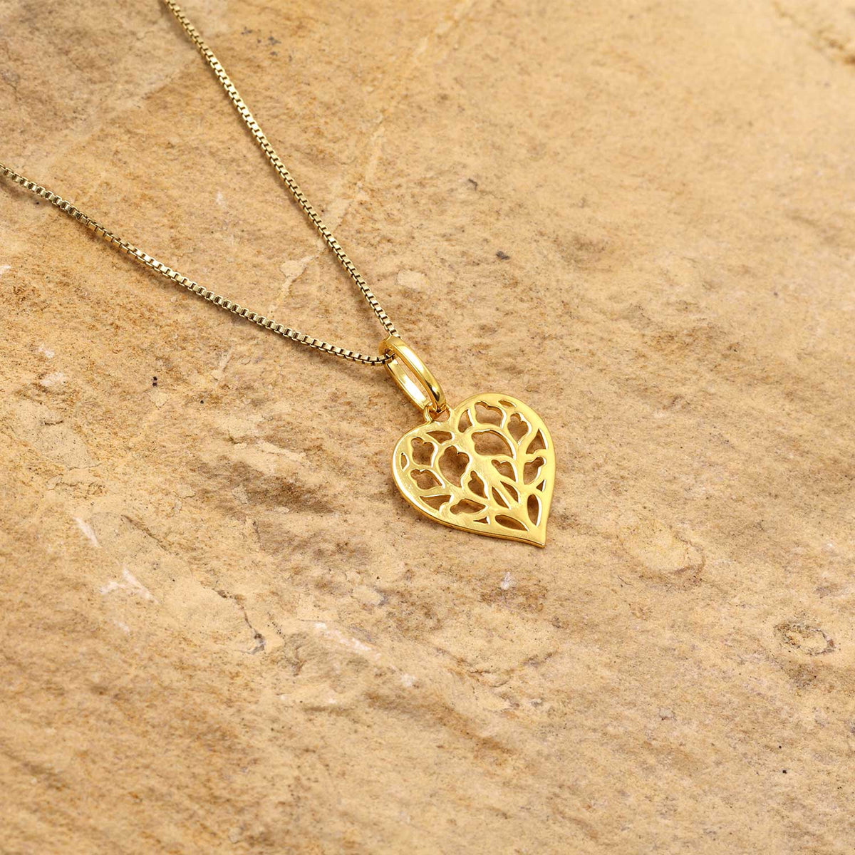 Gold Vermeil Miniature Heart of Yorkshire Pendant